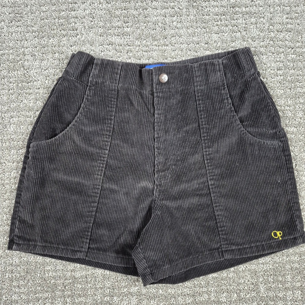 Vintage 80s Ocean Pacific OP Corduroy Shorts Mens 34 Gray Made in USA Surf Skate